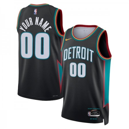 Dres Detroit Pistons Prilagođeni Nike 2025-26 City Edition Crno Swingman Dres Detroit Pistons Prilagođeni Nike 2025-26 City Edition Crno Swingman